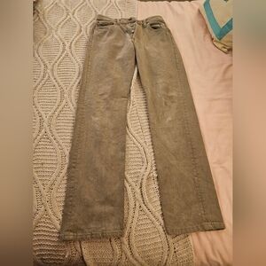 Vintage Levis Jeans Mens XX 29x32 Camel Brown Denim 501 Straight Made in USA